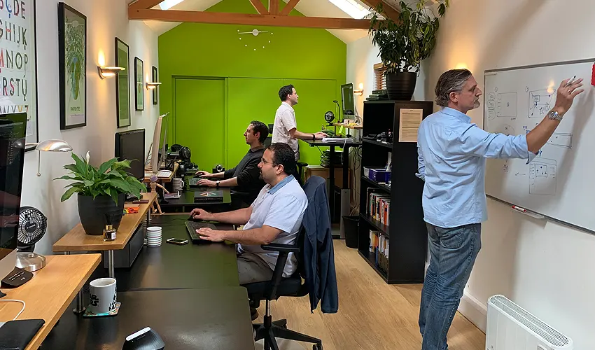Chameleon team at work